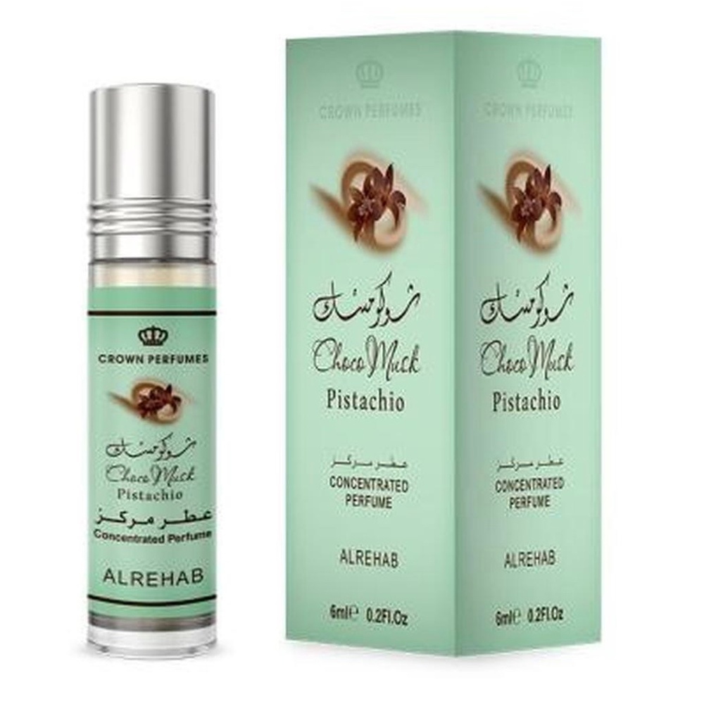 Choco Musk Pistachio Roll-On Attar Oil, Gourmand, Chocolate, Vanilla, NWT